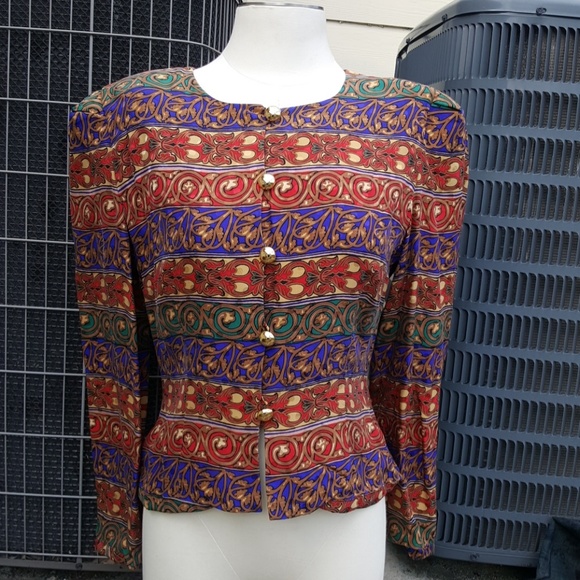 💥SALE Vintage button down blouse - Picture 1 of 3